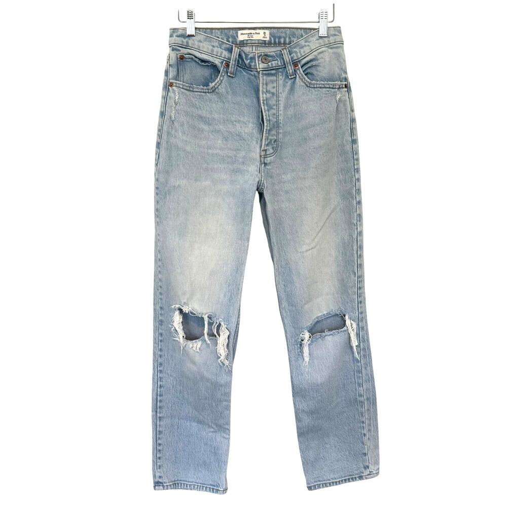 Abercrombie & Fitch The Dad High Rise Distressed Jean Size 26 / 2R